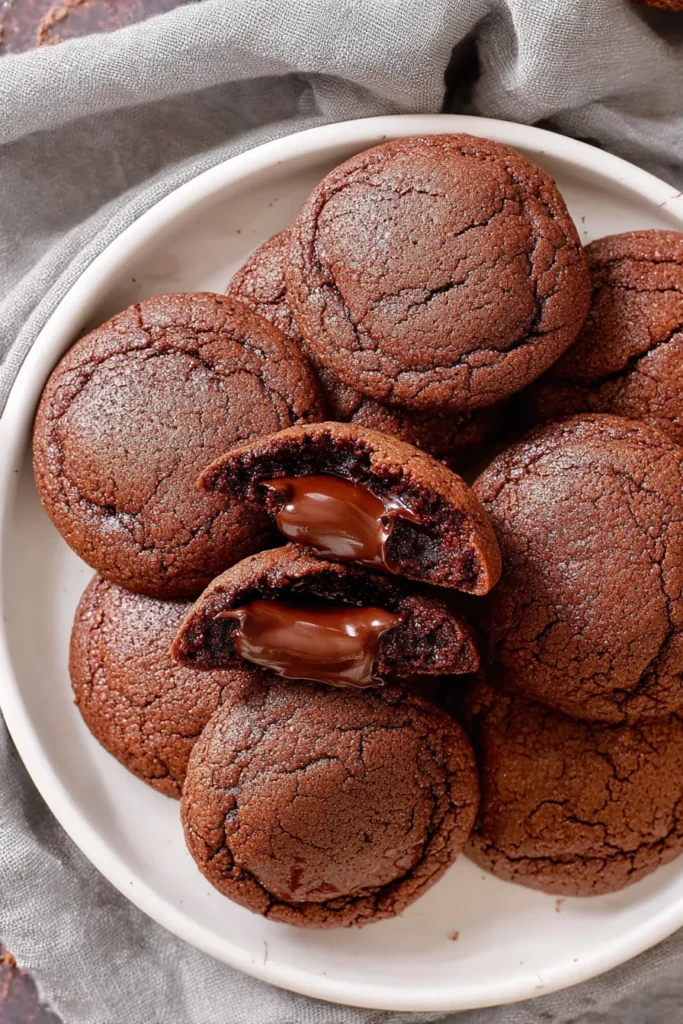 Molten Chocolate Lava Cookies