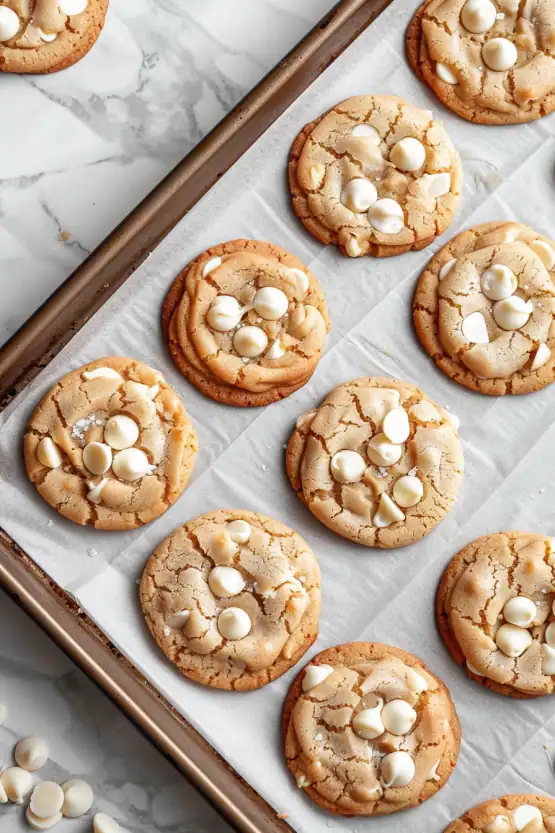 The Best White Chocolate Chip Cookies (Soft, Chewy & No Chill Time!)