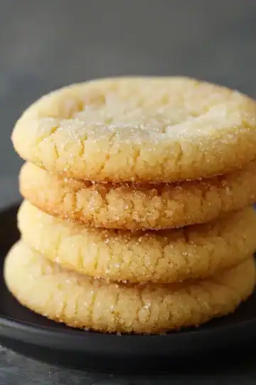 Delicious homemade sugar cookies with a sweet, buttery flavor, perfect for baking and treats.