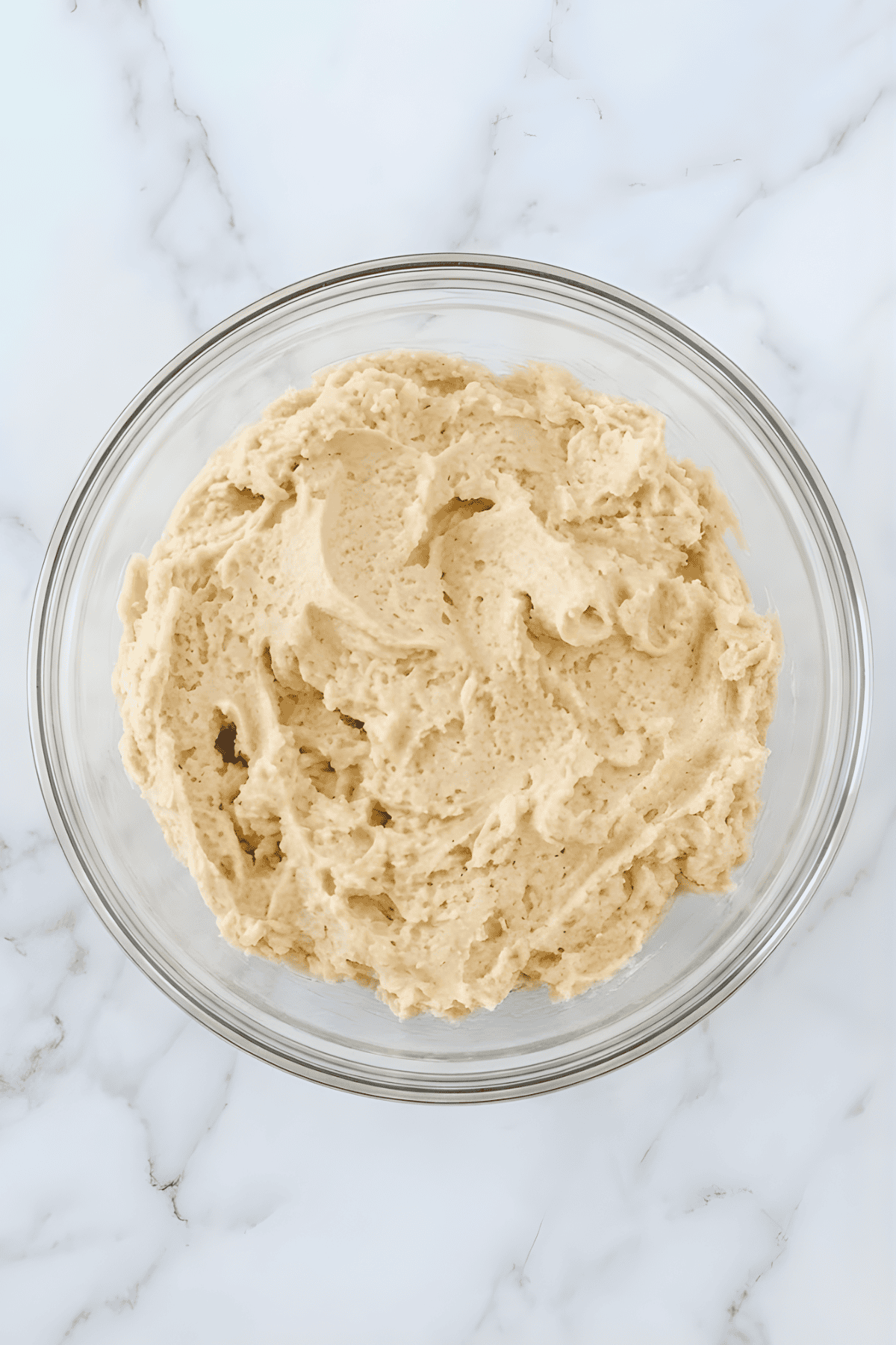 Delicious cookie dough ready for baking or chilling, perfect for cookie recipes and homemade treats.